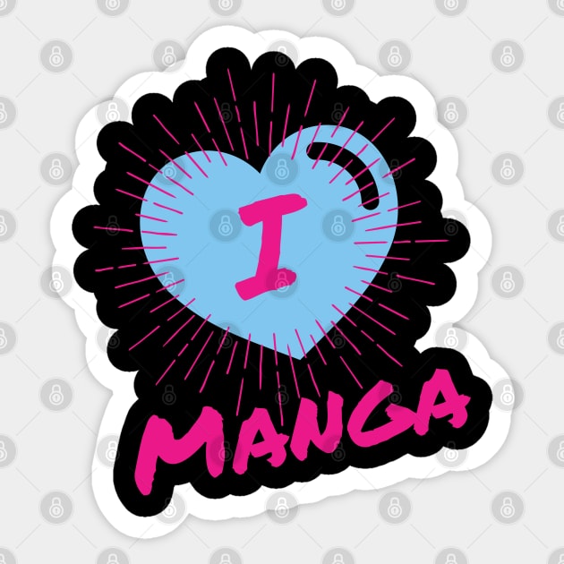 I Love Manga Sticker by I ❤️ Manga